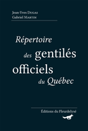 Répertoire des gentilés officiels du Québec